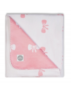 плед для новорожденных, цвет "Розовые бантики"