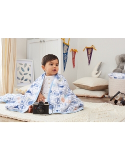 Муслиновое одеяло Aden&Anais органическое, Warrior Finn