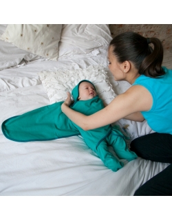 Пеленка кокон для новорожденных (комбинезон-конверт), нэви