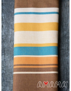 Слинг-шарф «Табатай» Амама, коричневый полосатый