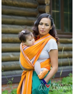 Слинг-шарф «Табатай» Амама, разноцветный полосатый
