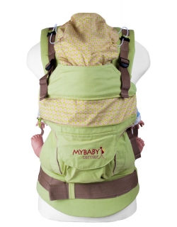 Эрго-рюкзак My Baby Style, зеленый конфетти