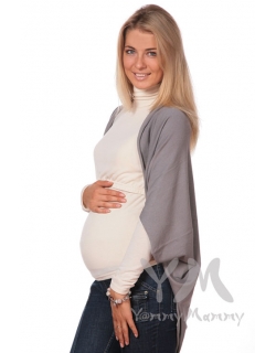 Водолазка для беременных и кормящих, цвет экрю