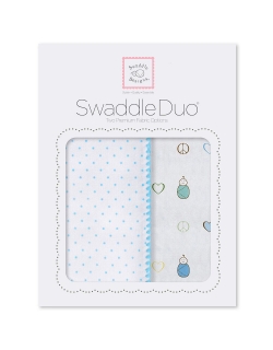 Набор пеленок SwaddleDesigns Swaddle Duo BL Peace/LV/SW