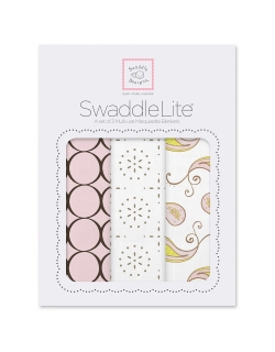 Набор пеленок SwaddleDesigns SwaddleLite Modern Pink