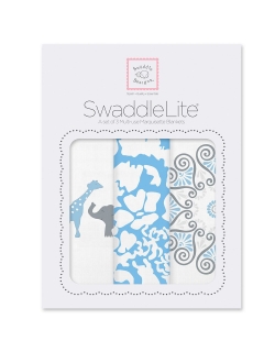 Набор пеленок SwaddleDesigns Swaddle Lite, PB Elephant/Chickies