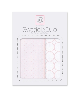 Набор пеленок SwaddleDesigns Swaddle Duo PP Dot/Mod Circle