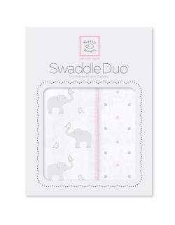Набор пеленок SwaddleDesigns Swaddle Duo PP Elephant/Chickies