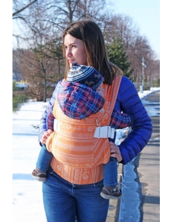 Слинг-рюкзак шарфовый с бамбуком Karaush, Orange