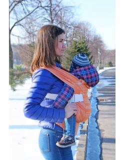 Слинг-рюкзак шарфовый с бамбуком Karaush, Orange