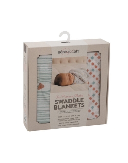 Муслиновые пеленки для новорожденного Bébé au Lait большие, Owl/Tinsley