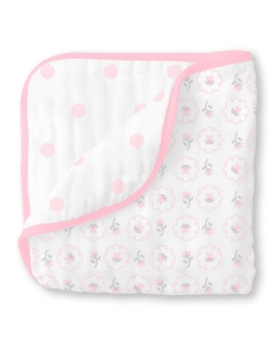 Муслиновое одеяло SwaddleDesigns, Pink Posies
