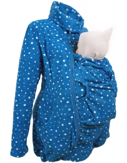 Флисовая слингокуртка и куртка для беременных, "млечный путь"