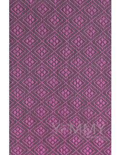 Слинг-шарф алмазного плетения YM, розовый/темно-серый