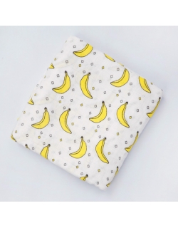 Муслиновая пеленка для новорожденных с бамбуком Diva большая, Banana