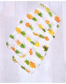Муслиновая пеленка для новорожденных Diva большая, Pineapple Cotton