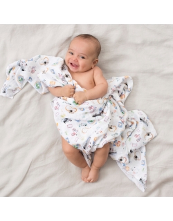 Пеленки муслиновые для новорожденных Aden&Anais большие, набор 4, Around The World