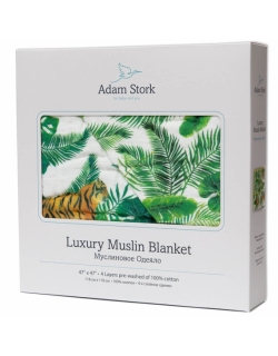 Муслиновое одеяло Adam Stork, Watercolor Safari