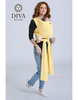 Трикотажный слинг-шарф с рождения Diva Stretchy, Banana