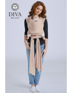 Трикотажный слинг-шарф для новорожденного Diva Stretchy, Beige