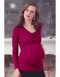Топ для кормящих и беременных Diva Nursingwear Bella, цвет Berry