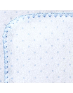 Фланелевая пеленка для новорожденного SwaddleDesigns Pstl Blue Dot