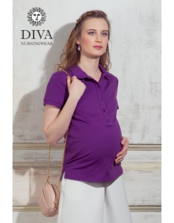 Топ для кормления Diva Nursingwear Polo, цвет Viola