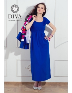 Платье для кормящих и беременных Diva Nursingwear Dalia, цвет Azzurro