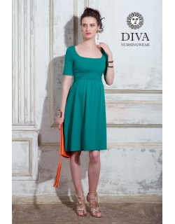 Платье для кормящих и беременных Diva Nursingwear Stella, Smeraldo