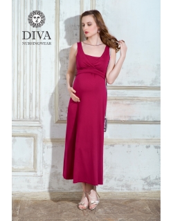 Сарафан для кормящих и беременных Diva Nursingwear Alba Maxi, Berry