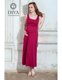 Сарафан для кормящих и беременных Diva Nursingwear Alba Maxi, Berry