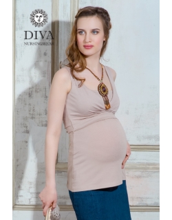 Топ для кормящих и беременных Diva Nursingwear Alba, цвет Grano