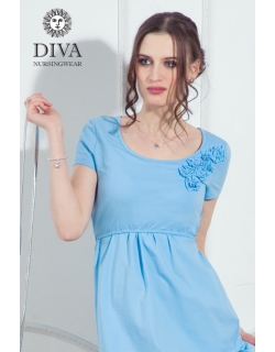 Платье для кормящих и беременных Diva Nursingwear Dalia, цвет Celeste