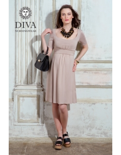 Платье для кормящих и беременных Diva Nursingwear Stella, Grano