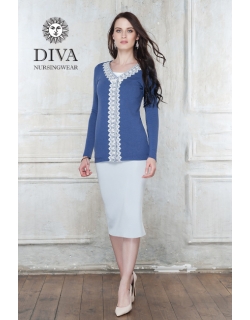 Кардиган для кормящих и беременных Diva Nursingwear Enrica, цвет Infinito