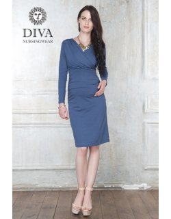 Платье для кормящих и беременных Diva Nursingwear Lucia, цвет Notte