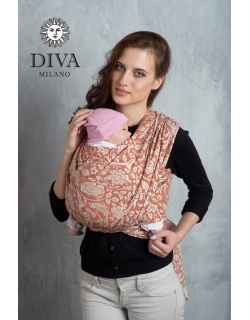 Слинг-шарф Diva Milano cо льном и коноплей, Rose Spezia