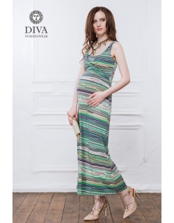 Сарафан для кормящих и беременных Diva Nursingwear Alba Maxi, Kiwi