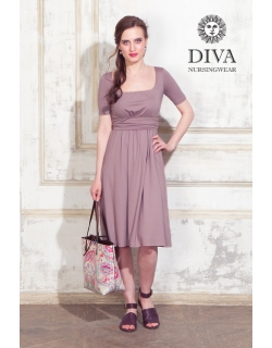 Платье для кормящих и беременных Diva Nursingwear Stella, Cacao