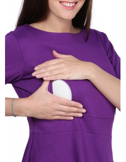 Блуза "Стэфи" фиолет для кормящих