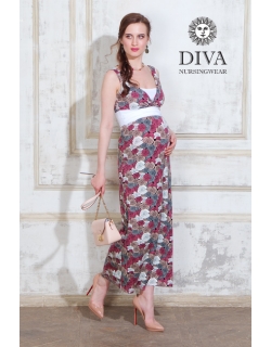 Сарафан для кормящих и беременных Diva Nursingwear Alba Maxi, Rose