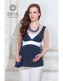Топ для кормящих и беременных Diva Nursingwear Alba, Pois
