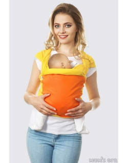 Слинг-шарф трикотажный Fusion, желто-оранжевый