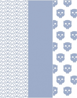 Муслиновые пеленки для новорожденных Jollein большие, Owl blue
