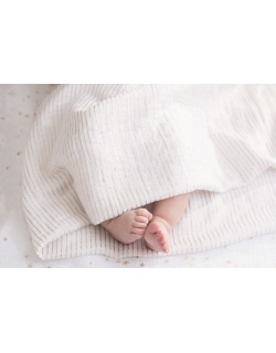 Муслиновые пеленки для новорожденных Aden&Anais мерцающие большие, набор 3, Metallic Gold