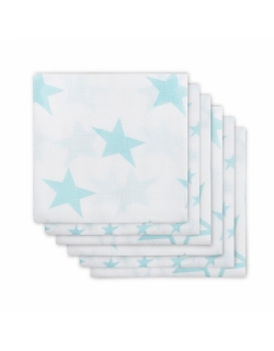 Муслиновые пеленки для новорожденных Jollein средние, Little Star Jade