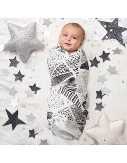 Бамбуковые пеленки для новорожденных Aden&Anais большие, набор 3, Midnight