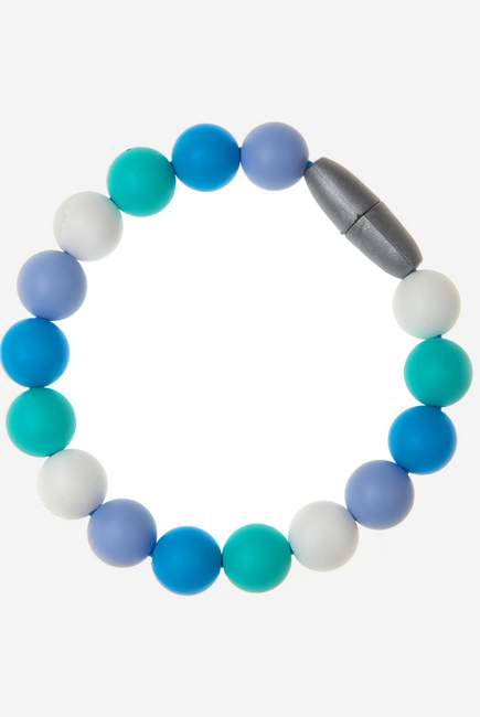 Силиконовый браслет-прорезыватель Майя, голубой