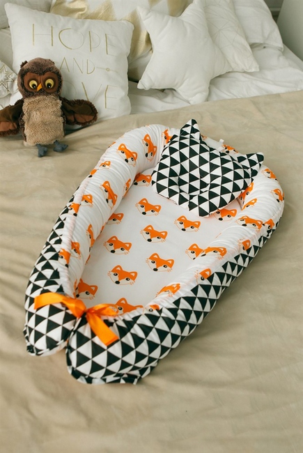 Гнездышко для новорожденных Babynest Little Fox