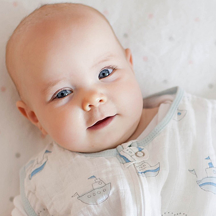 Спальный мешок SwaddleDesigns Blue Little Ships